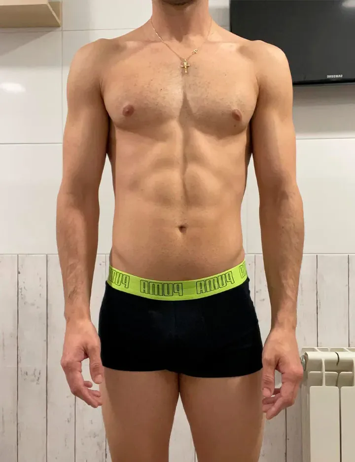 Mario, después de seguir el Método Jairo Fitness